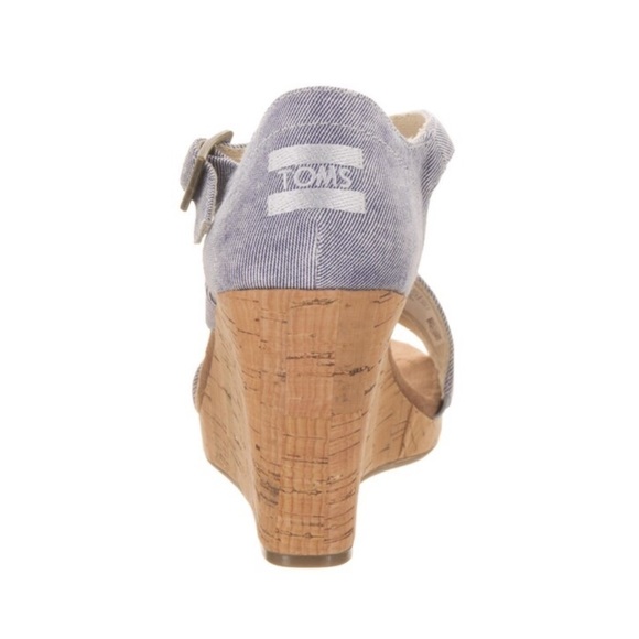 Clarissa slate blue wedge heel - Picture 5 of 15